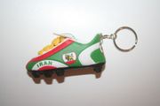IRAN PERSIAN COUNTRY FLAG SOCCER FOOTBALL SHOE CLEAT KEYCHAIN .. NEW