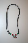 IRAN PERSIAN COUNTRY SHAPED METAL NECKLACE  ... NEW