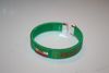 IRAN  PERSIAN GREEN  COUNTRY FLAG FLEXIBLE  BRACELET WRISTBAND W/ LION .. NEW
