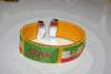 IRAN YELLOW SUPER THICK COUNTRY FLAG FLEXIBLE BRACELET WRISTBAND .. NEW