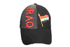 IRAQ BLACK COUNTRY FLAG EMBOSSED HAT CAP