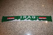 IRAQ COUNTRY FLAG GREEN & WHITE SCARF SCARVES .. NEW