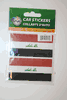 IRAQ COUNTRY FLAG SET OF CAR BUMPER STICKERS DECAL EMBLEM ... NEW