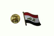 IRAQ NEW COUNTRY FLAG SMALL METAL LAPEL PIN BADGE .. NEW