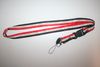 IRAQ COUNTRY FLAG STRIPED LANYARD KEYCHAIN PASSHOLDER ... NEW