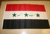 IRAQ OLD 3' X 5' NATIONAL COUNTRY FLAG BANNER TAPESTRY .. NEW