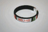 IRELAND BLACK COUNTRY FLAG FLEXIBLE C BRACELET WRISTBAND .. NEW