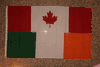 IRELAND / CANADA COMBO 3' X 5' NATIONAL COUNTRY FLAG BANNER TAPESTRY .. NEW