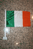 IRELAND COUNTRY CAR AUTOMOBILE STICK FLAG .. EURO CUP FIFA WORLD CUP .. NEW
