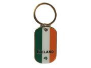 IRELAND COUNTRY FLAG  KEYCHAIN ..HIGH QUALITY .. NEW