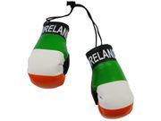 IRELAND COUNTRY FLAG MINI BOXING GLOVES ..HIGH QUALITY .. NEW