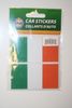 IRELAND COUNTRY FLAG SET OF 2 CAR BUMPER STICKERS DECAL EMBLEM .. NEW