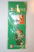 IRELAND COUNTRY FLAG SMALL BOY METAL KEYCHAIN .. NEW