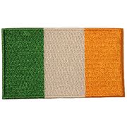 IRELAND COUNTRY FLAG SMALL IRON-ON PATCH CREST BADGE .. IRISH . NEW