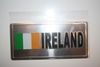 IRELAND COUNTRY FLAG SMALL METAL LICENSE PLATE DECAL STICKER EMBLEM .. NEW