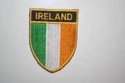 IRELAND OVAL COUNTRY FLAG IRON ON SHIELD PATCH CREST BADGE .. NEW