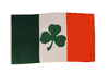 IRELAND WITH SHAMROCK FLOWER 3' X 5' FEET COUNTRY FLAG BANNER IRELAND WITH SHAMROCK FLOWER 3' X 5' FEET COUNTRY FLAG BANNER