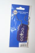 IROQUOIS FIRST NATIONS NATIVE DOG TAG NECKLACE WITH  LONG CHAIN BY VIVA.. NEW
