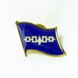 IROQUOIS NATIVE FLAG SMALL METAL LAPEL PIN BADGE .. NEW