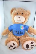 ITALIA 19" TALL FIFA WORLD CUP SOCCER FOOTBALL JERSEY LARGE TEDDY BEAR PLUSH TOY ... ITALY .. NEW