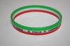 ITALIA 3 LANYERED CAMPIONI DEL MONDO BRACELET WRISTBAND ... FIFA WORLD CUP SOCCER FOOTBALL .. NEW