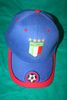 ITALIA 4 STAR FIFA WORLD CUP SOCCER HAT FOOTBALL CAP ...ITALY ..  NEW