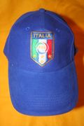 ITALIA 4 STAR SOCCER FOOTBALL  LOGO BLUE HAT CAP ... NEW