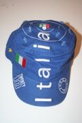 ITALIA BLUE 4 STAR FIFA WORLD CUP COUNTRY FLAG MILITARY STYLE HAT CAP ... ITALY SOCCER FOOTBALL... NEW