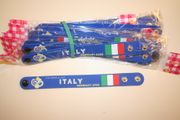 ITALIA BLUE "FIFA WORLD CUP 2006" WRIST BANDS  (BUNDLE OF 12'S)