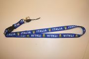 ITALIA BLUE LANYARD KEYCHAIN PASSHOLDER ITALY ITALIAN ... FIFA WORLD CUP SOCCER FOOTBALL ... NEW