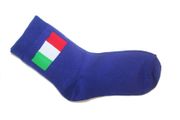 ITALIA BLUE PAIR OF BLUE COUNTRY FLAG DRESS SOCKS SOCKS ... ITALY FIFA WORLD CUP .. NEW