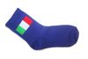 ITALIA BLUE PAIR OF BLUE COUNTRY FLAG DRESS SOCKS SOCKS ... ITALY FIFA WORLD CUP .. NEW
