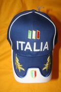 ITALIA COUNTRY FLAG DARK BLUE HAT CAP ... FIFA WORLD CUP FOOTBALL SOCCER .. NEW