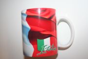 ITALIA COUNTRY FLAG HIGH QUALITY COFFEE MUG CUP  .. ITALY .. NEW