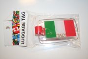 ITALIA COUNTRY FLAG PLASTIC LUGGAGE TAG ... NEW 