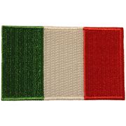 ITALIA COUNTRY FLAG SMALL IRON ON PATCH CREST BADGE ...ITALY...NEW
