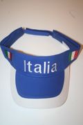 ITALIA COUNTRY FLAG SUN HAT CAP WITH VISOR .. GOLF TENNIS .. NEW