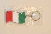 ITALIA FLAG SILICONE KEYCHAINS...ITALY...HOT HOT