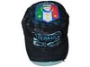 ITALIA ITALY BLACK FIGC LOGO WEAR-LOOK MILITARY STYLE ACID WASHED HAT CAP .. FIFA SOCCER WORLD CUP .. NEW