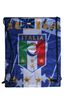 ITALIA ITALY BLUE FIGC LOGO DRAWSTRING KNAPSACK BAG .. 13" X 17" INCHES .. HIGH QUALITY .. NEW