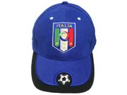 ITALIA ITALY BLUE FIGC LOGO EMBOSSED HAT CAP .. NEW