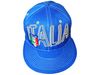 ITALIA ITALY BLUE FIGC LOGO SNAPBACK HIP HOP HAT CAP .. FIFA SOCCER WORLD CUP .. NEW