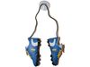 ITALIA ITALY BLUE WHITE HANGING SHOES CLEAT WITH SUCTION CUP 5" X 2.5" INCHES FIFA SOCCER WORLD CUP.. NEW
