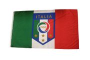 ITALIA ITALY COUNTRY FLAG & FIFA WORLD CUP FIGC LOGO LARGE 3' X 5' FEET LARGE FLAG BANNER
