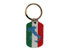 ITALIA ITALY COUNTRY FLAG KEYCHAIN ..HIGH QUALITY .. NEW