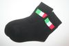 ITALIA ITALY COUNTRY FLAG PAIR OF WHITE HIGH QUALITY DRESS SOCKS .. 2 SIZES AVAILABLE .. MEN'S & WOMEN'S .. NEW IN PACKAGE