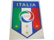 ITALIA ITALY FIGC LOGO FIFA SOCCER WORLD CUP 8 1/4" X 11 3/4" INCHES X-LARGE STICKER .. HIGH QUALITY .. NEW