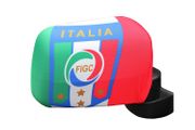 ITALIA ITALY FIGC LOGO FIFA SOCCER WORLD CUP CAR SIDE MIRROR COVERS , 2 IN A PACK