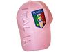 ITALIA ITALY PINK FIGC LOGO EMBOSSED HAT CAP .. FIFA SOCCER WORLD CUP .. FOR LADIES .. NEW