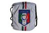 ITALIA ITALY WHITE FIGC LOGO FIFA WORLD CUP DRAWSTRING KNAPSACK BAG , SIZE: 14" X 18" INCH 